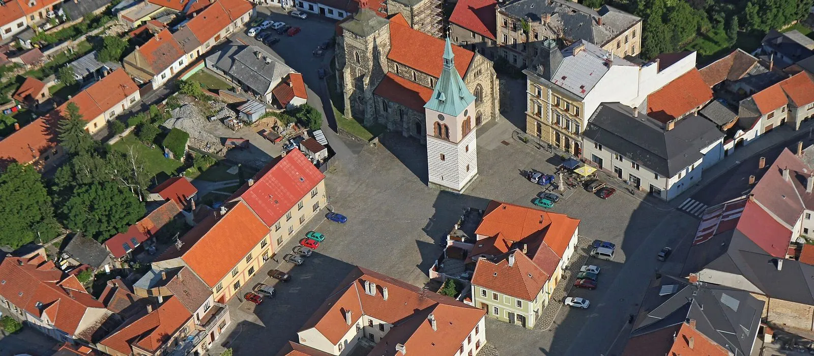 Kouřim, pohled na město