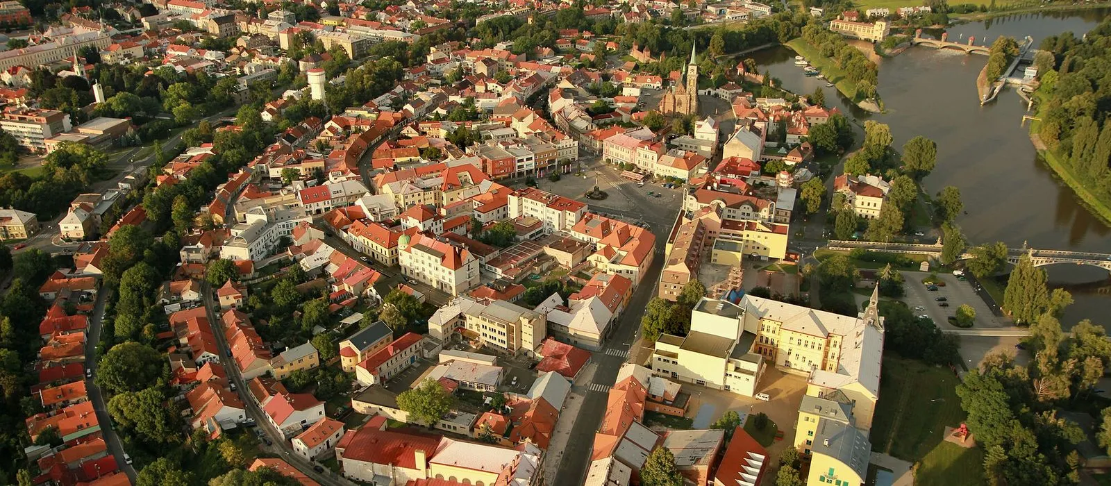 Nymburk, pohled na město