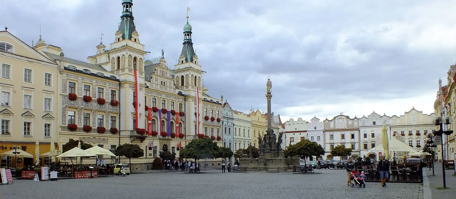Pardubice, pohled na město