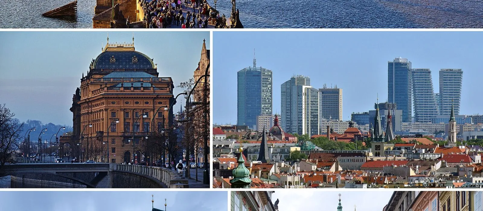 Praha, pohled na město