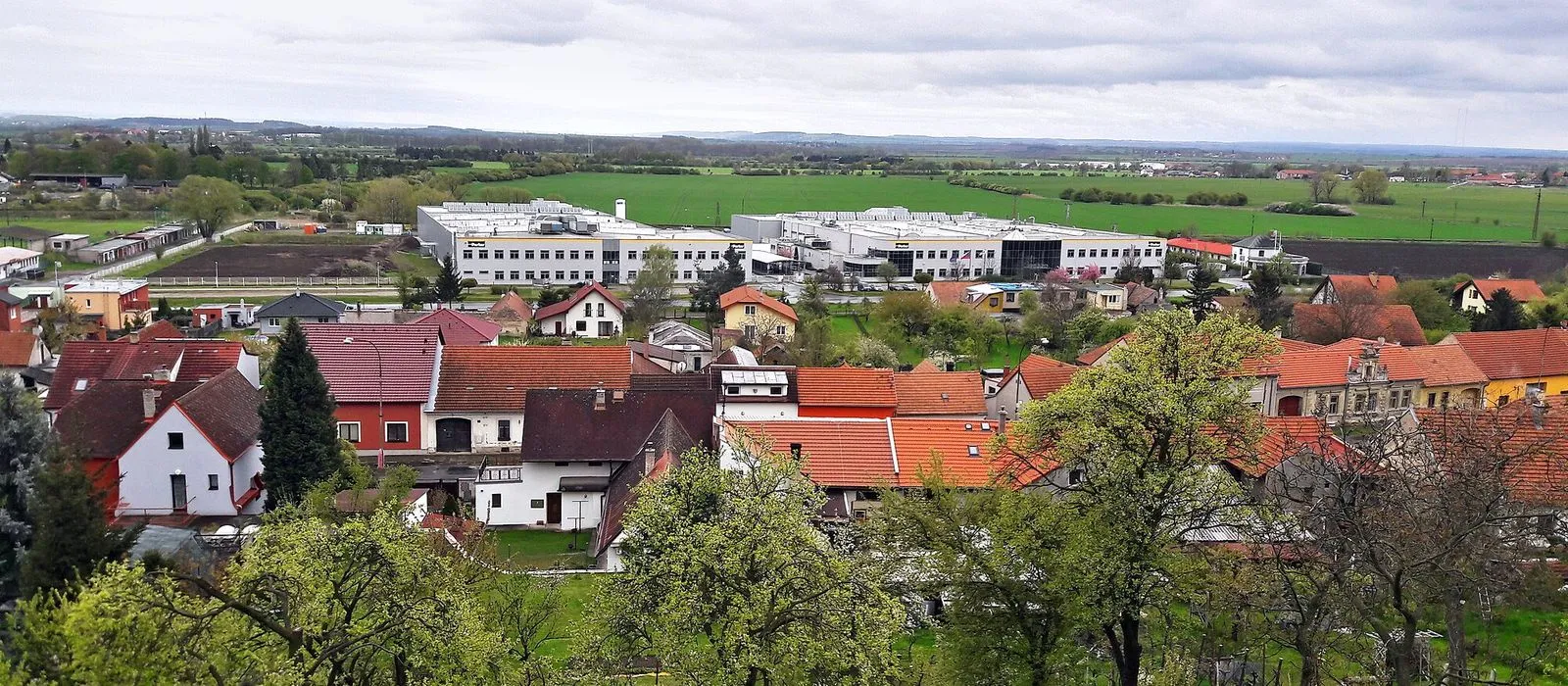 Sadská, pohled na město